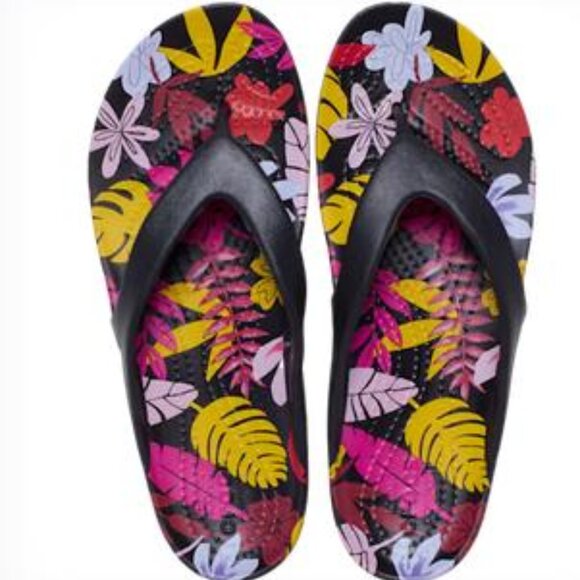 Crocs Kadee II Tropical Flip Flop  - NWT - Picture 2 of 4